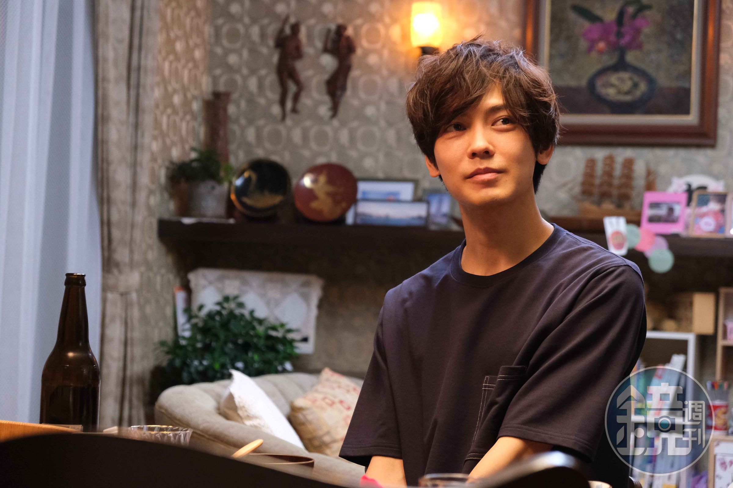 猪塚健太飾演純情男大生，將在《劇場版情色小說家~Playback~》與竹財輝之助有更臉紅心跳的互動。（天馬行空提供）