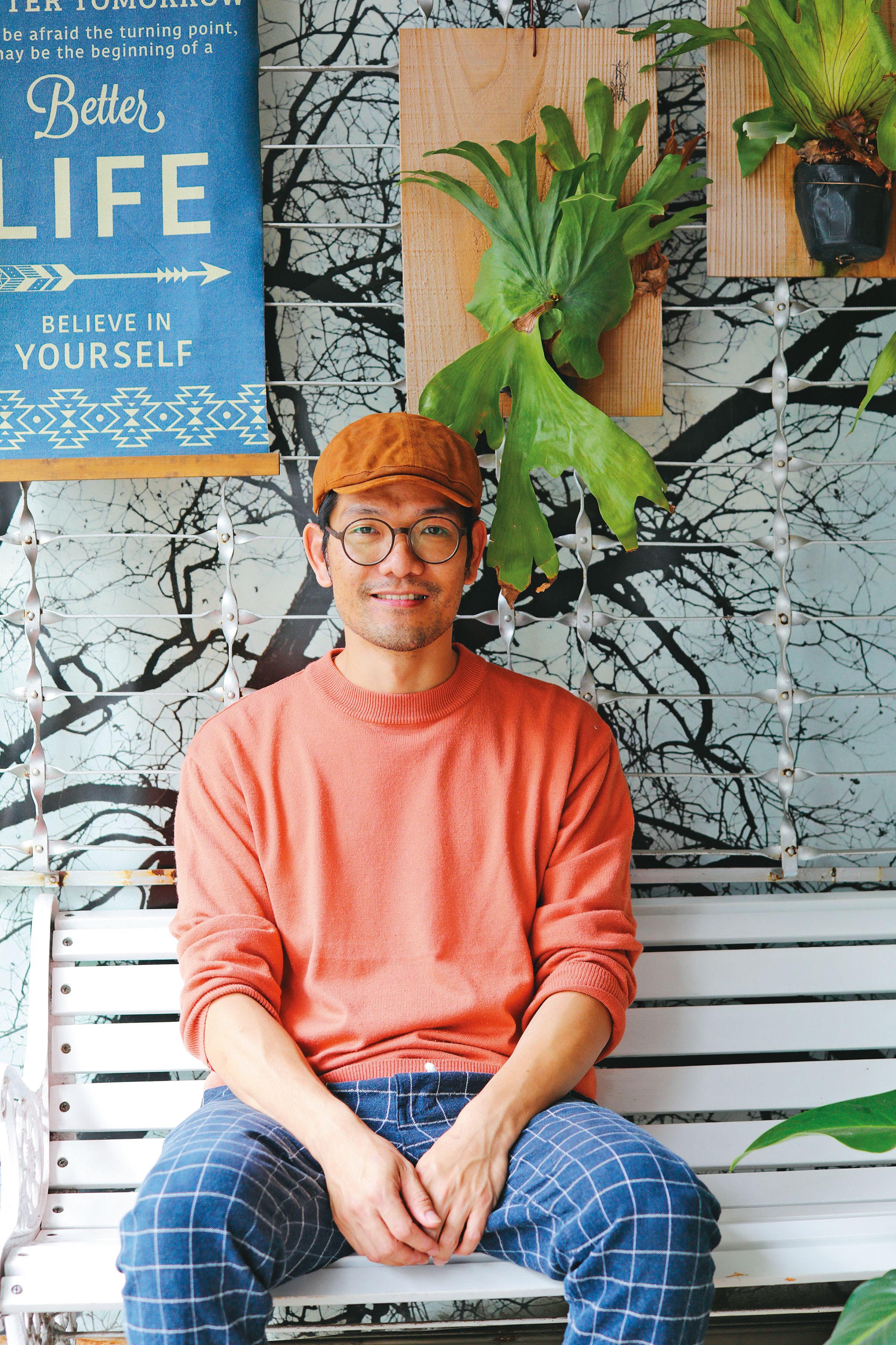 老闆陳家甫對美學有概念，自己也注重健身及養生。