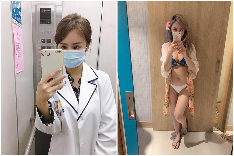 潘冠翰的妻子身兼模特兒與藥師,得知丈夫出軌消息也感到傻眼。(翻攝自Lily小藥師 IG)