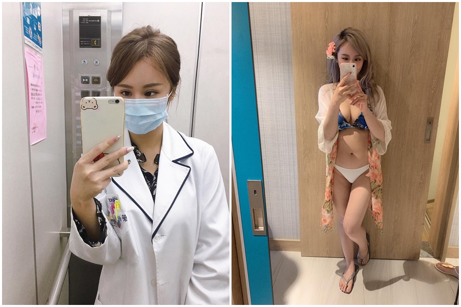 潘冠翰的妻子身兼模特兒與藥師，得知丈夫出軌消息也感到傻眼。（翻攝自Lily小藥師 IG）