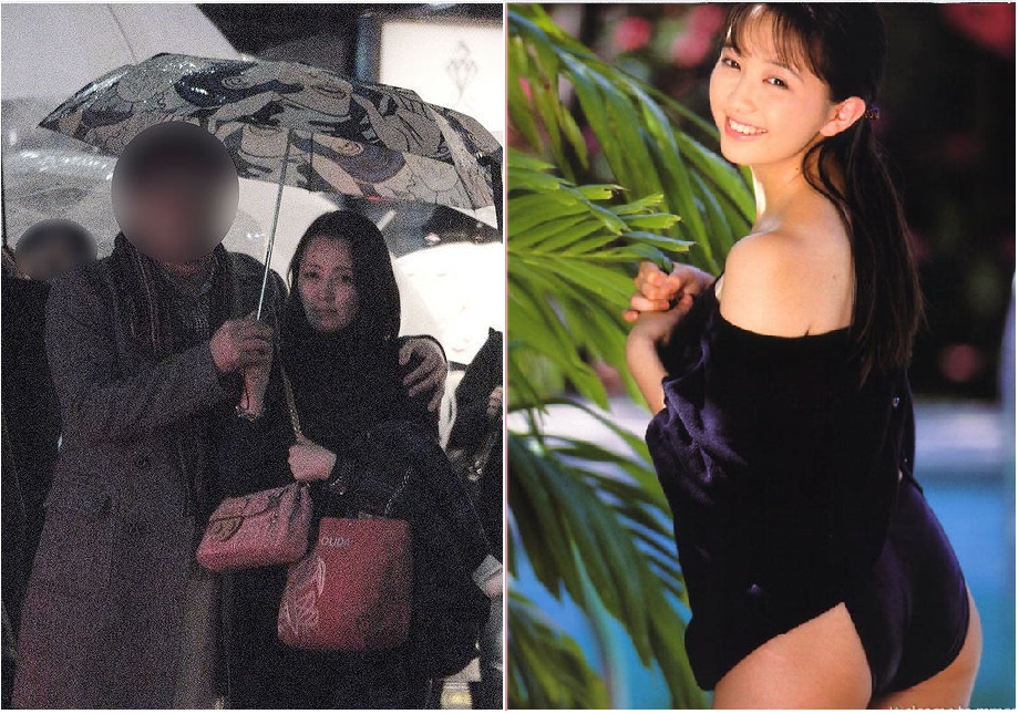 高橋由美子4年前被拍到與人夫滑進摩鐵，如今高調扶正讓元配大為震怒。（翻攝自《週刊文春》／日網）