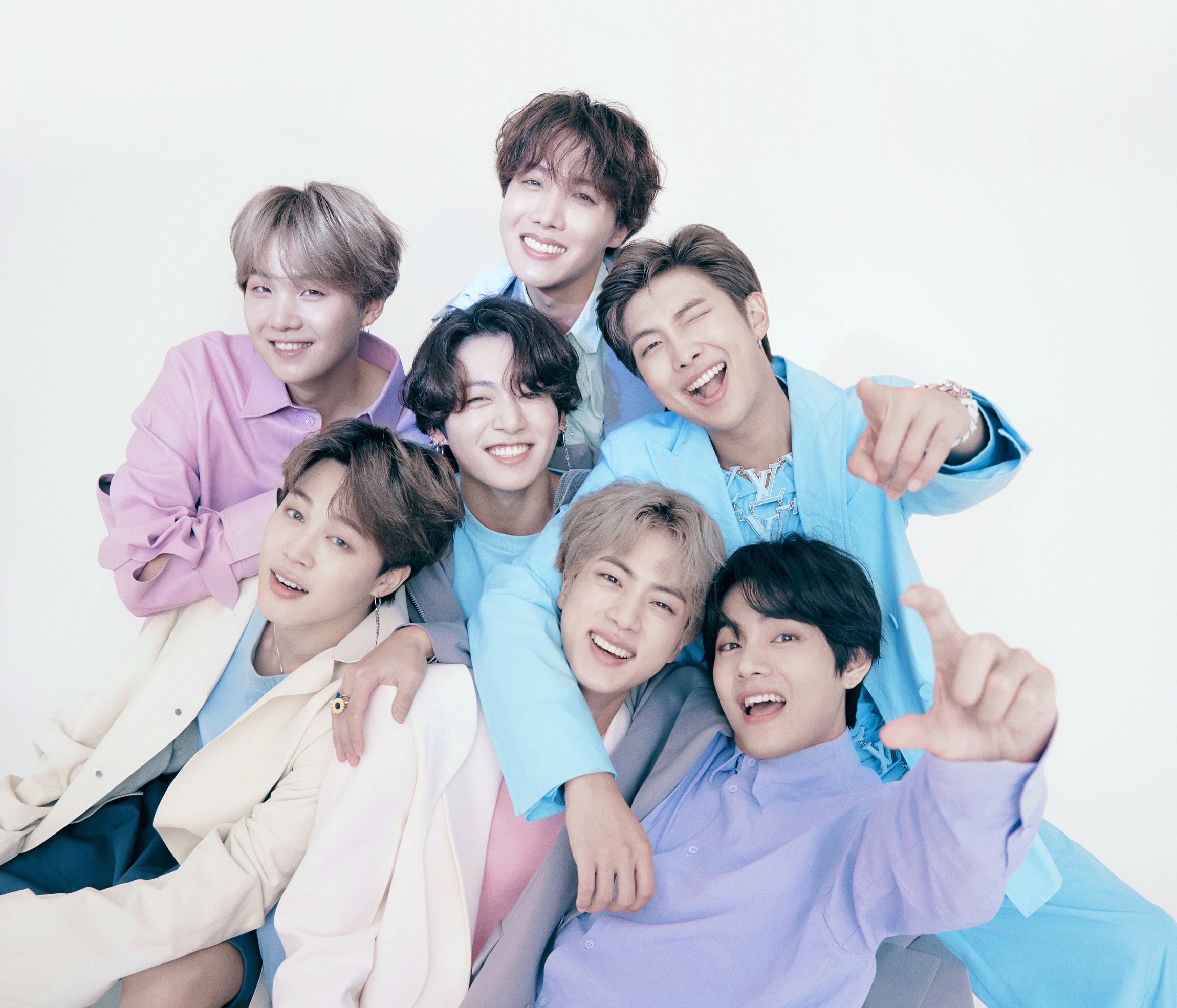 LOUIS VUITTON日前宣布BTS防彈少年團成為最新的品牌大使，當然團員身上穿的都是LOUIS VUITTON。（LOUIS VUITTON提供）