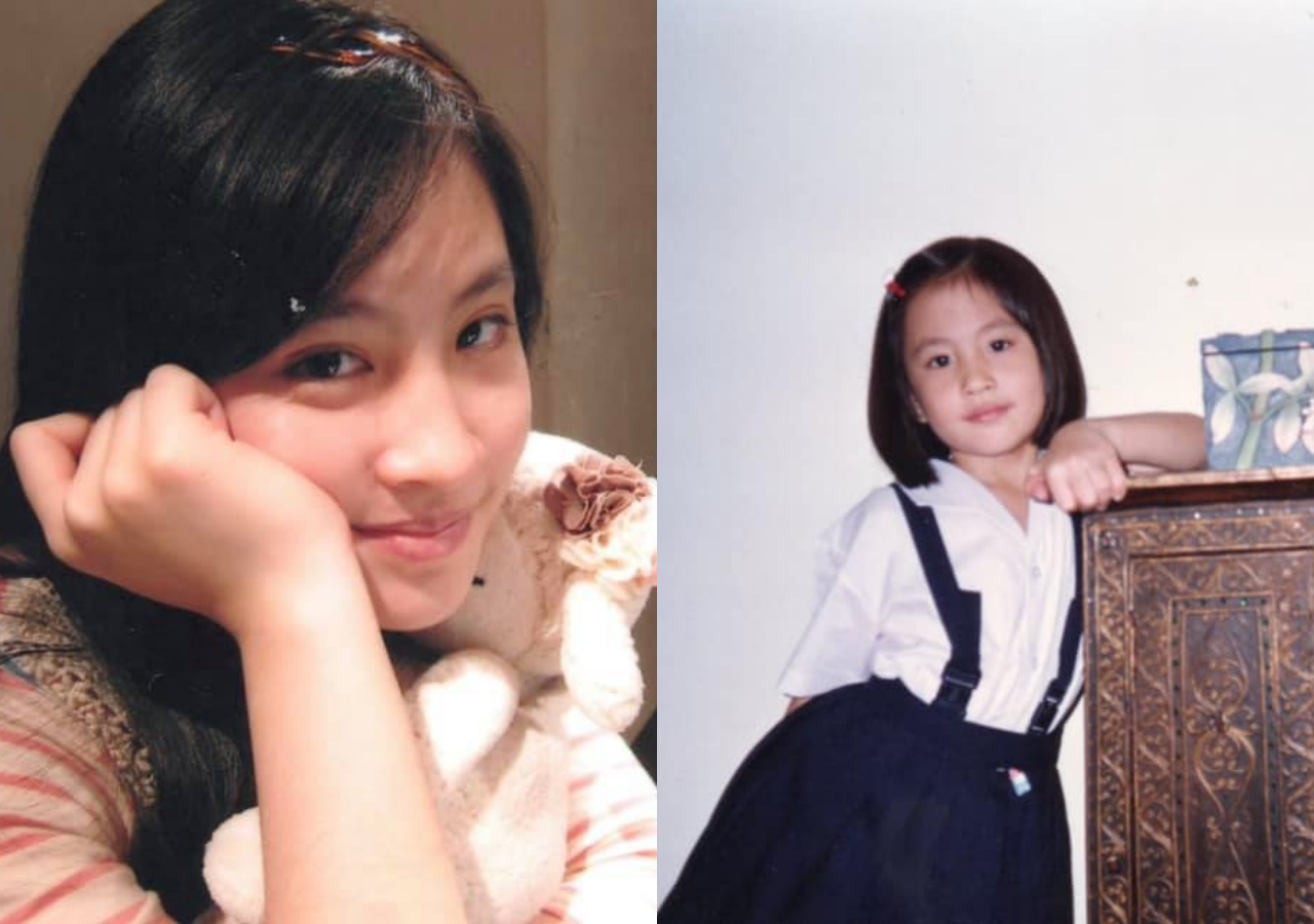 林奕含的好友在臉書粉專分享她兒時照片。（翻攝自奕含の美美臉書）
