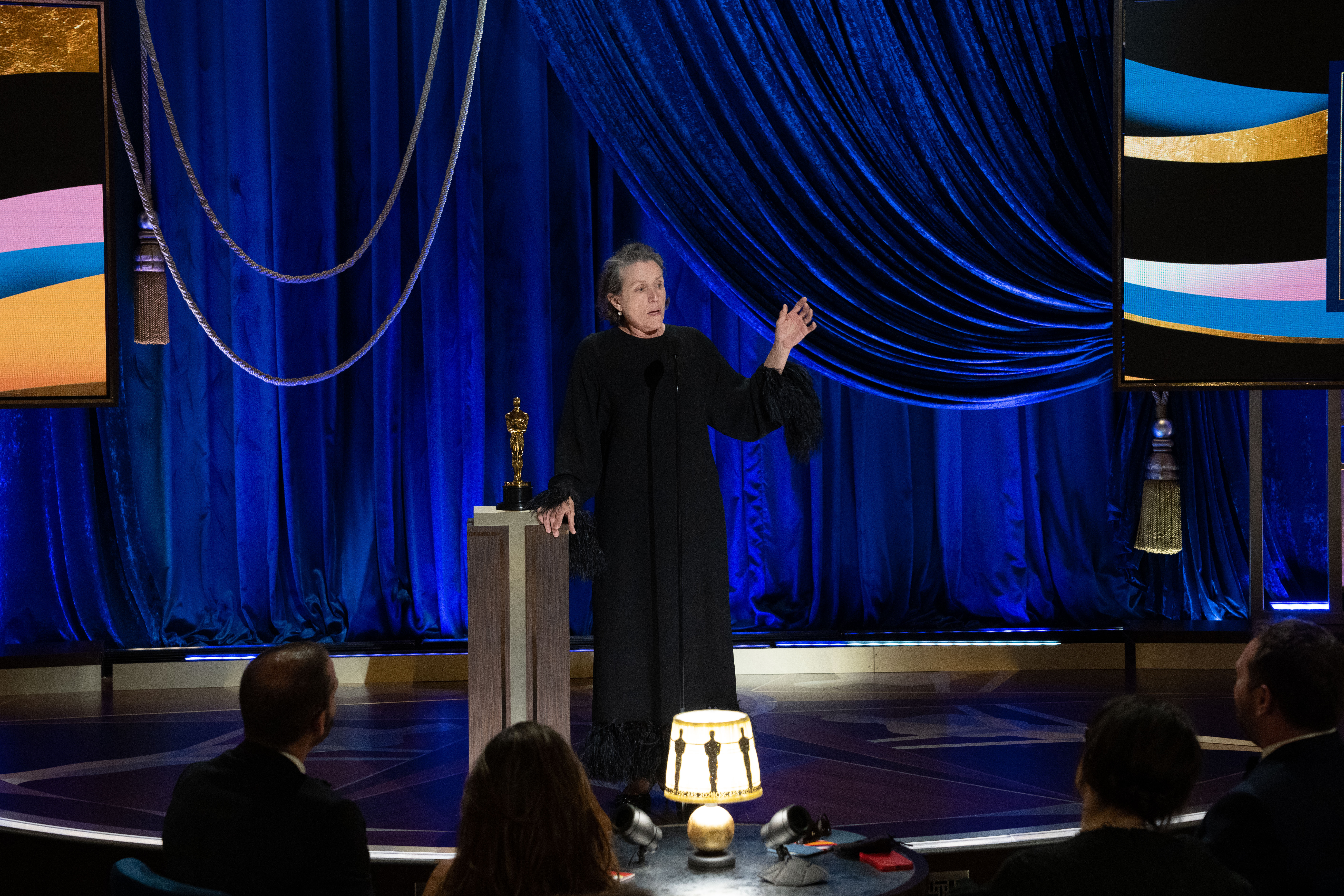 法蘭西絲麥朵曼第三度獲得奧斯卡影后，據她上次憑《意外》封后只有短短3年。（東方IC）