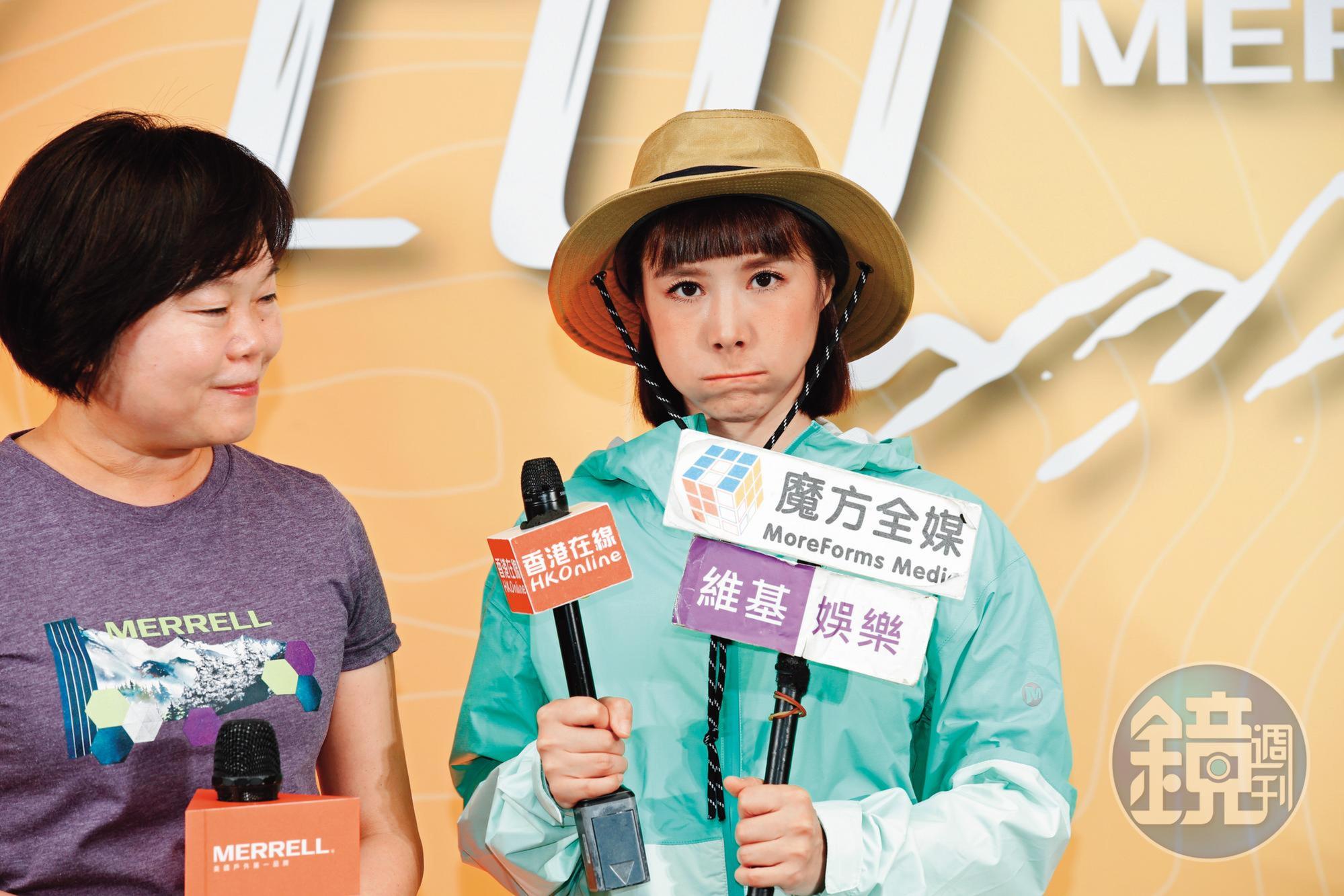 「囧臉」表情包曾紅極一時，最新代言人就屬李佳穎了！