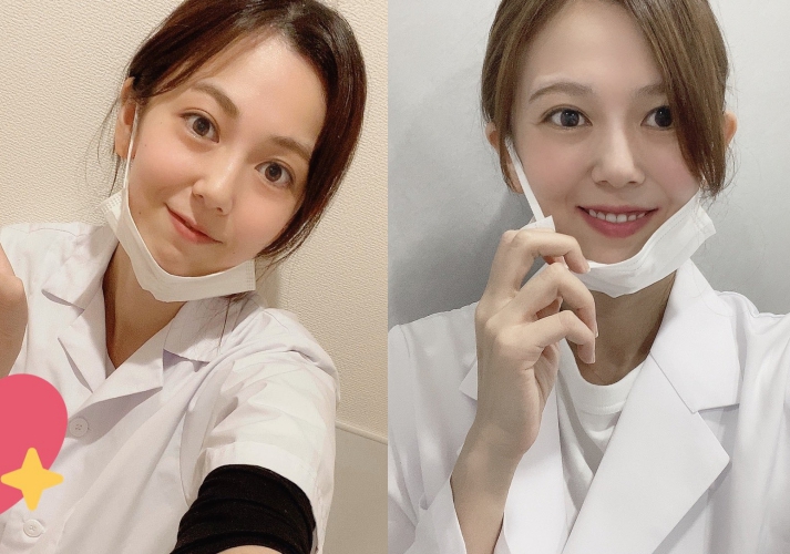 原本是營養師的絃花美紀（絃花みき） ，因拍攝寫真集而瞬間爆紅。（翻攝自絃花美紀推特）