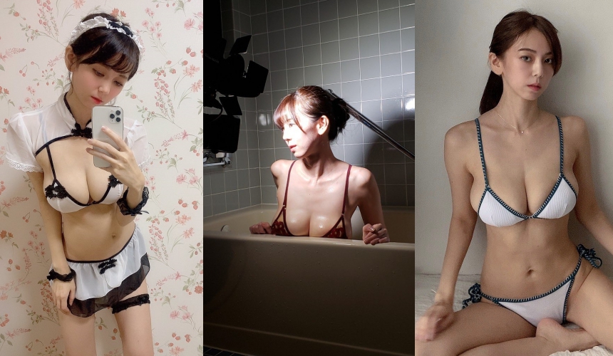 擁有G罩杯傲人上圍的絃花美紀,被封為「寫真界最棒豪乳」。(翻攝自絃花美紀推特)