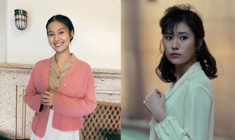 清純女星恆松祐里先前在電影《間諜之妻》飾演一名女傭（左圖），《AV帝王》第二季中將變身AV女優。（左圖翻攝自恆松祐里Instagram，右圖翻攝自預告畫面）