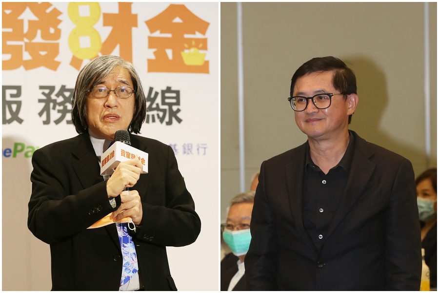 網家董事長詹宏志（左圖）延攬和碩董事長童子賢（右圖）出任獨立董事。（資料照）