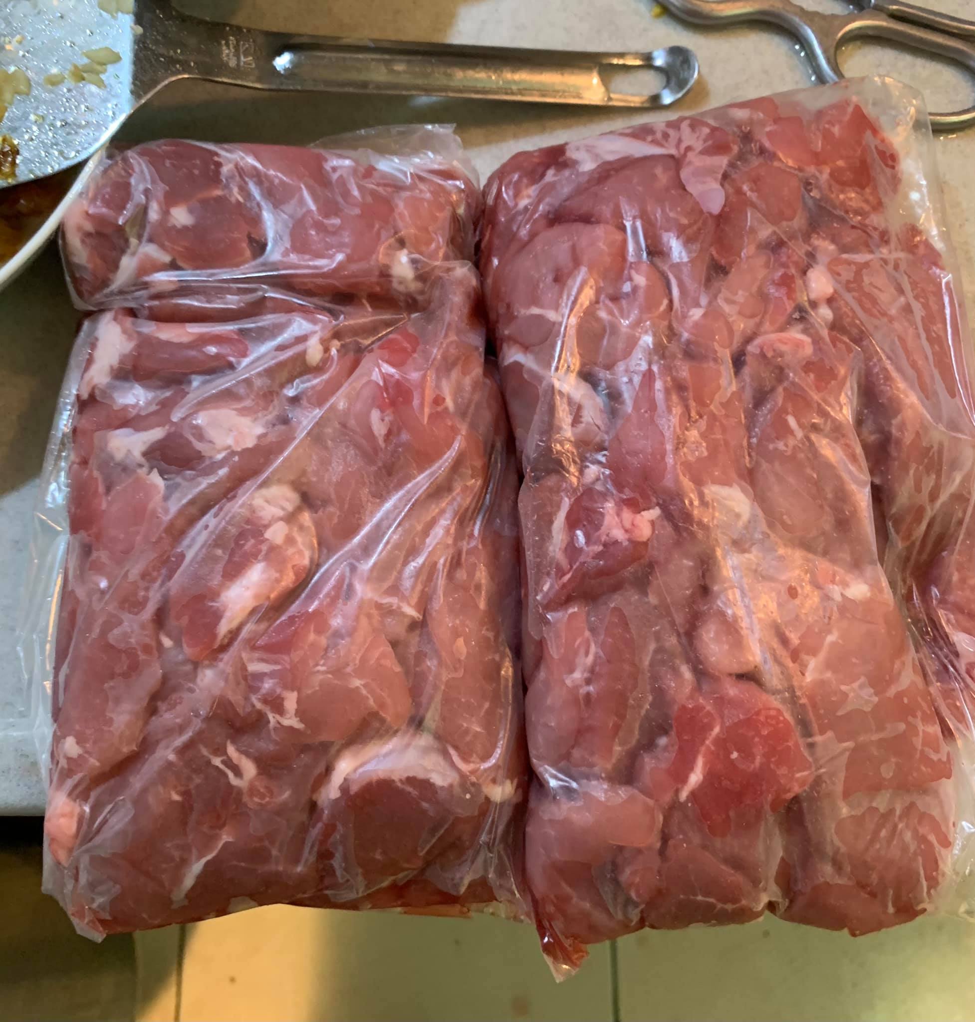 今日準備腰內肉2斤。