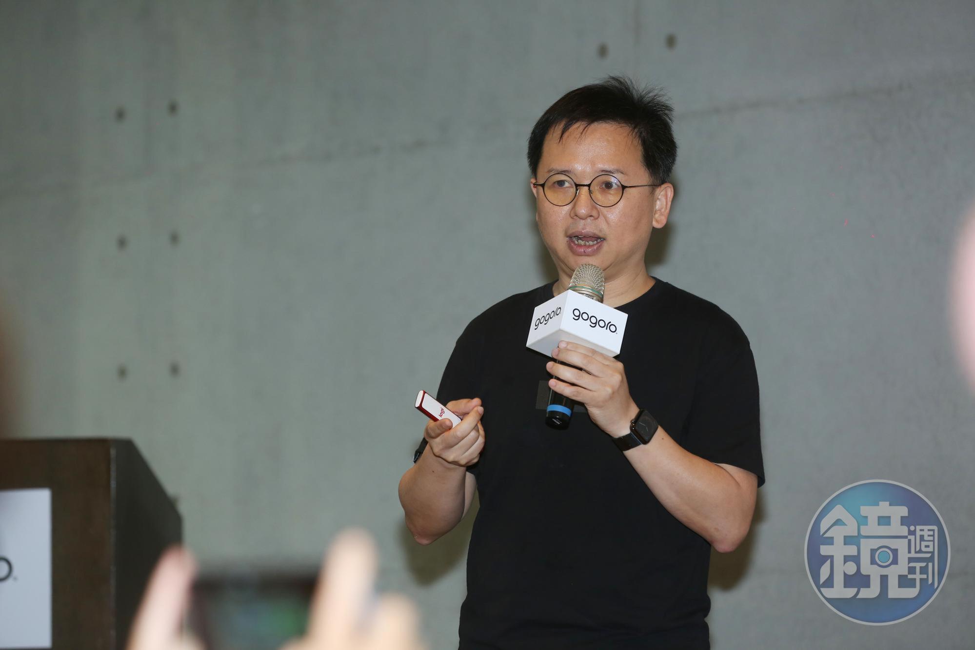Gogoro產品長彭明義表示,新車供不應求。