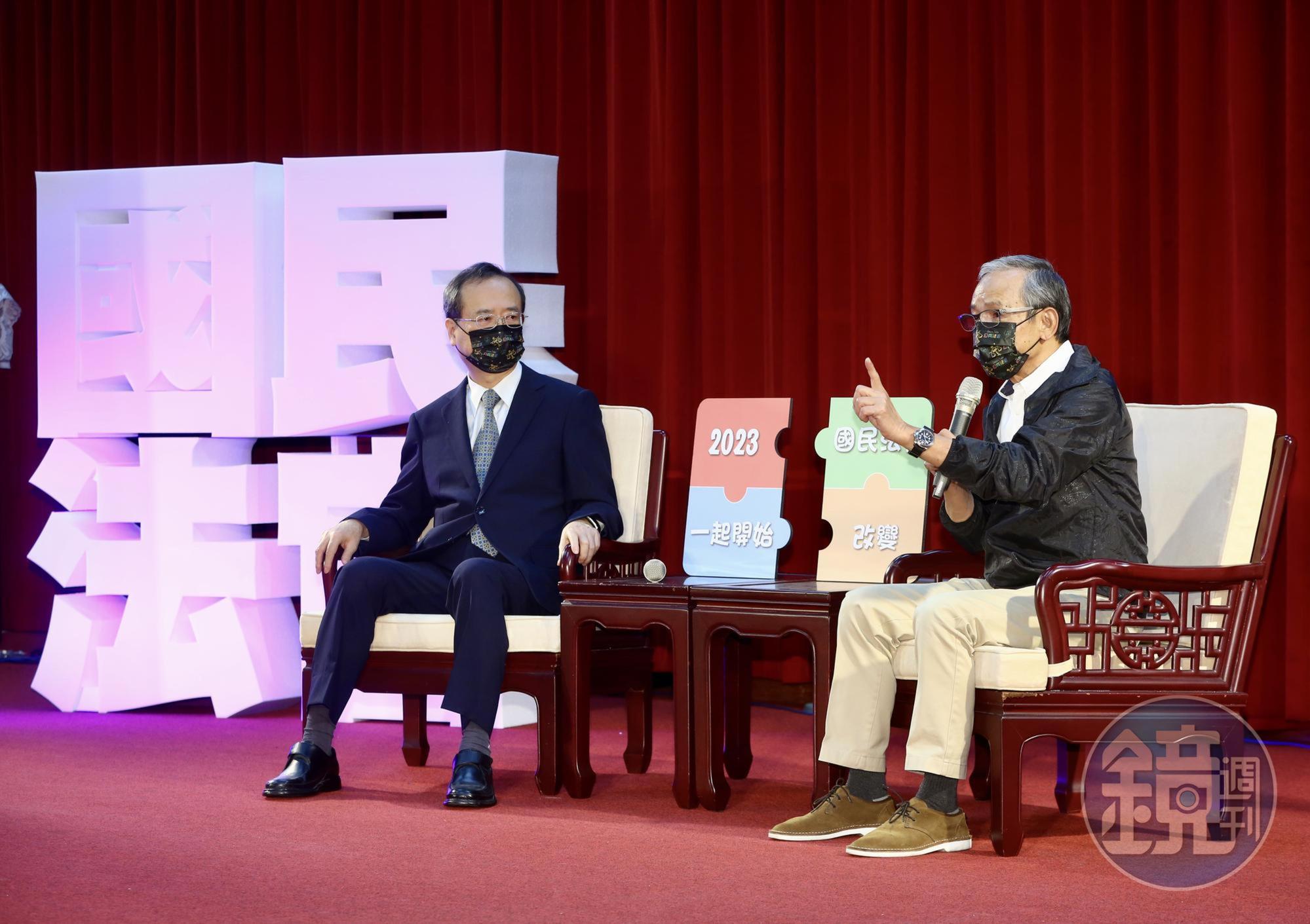 司法院舉行「吳念真導演 × 國民法官影片首映會」，吳念真表示將無償代言。