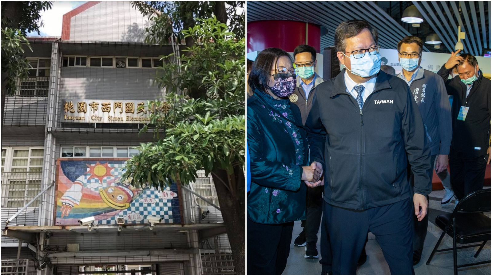 針對抗體陽性機師家人在隔離，桃園市長鄭文燦稱以高標準處理。（翻攝自Google Maps、本刊資料照）