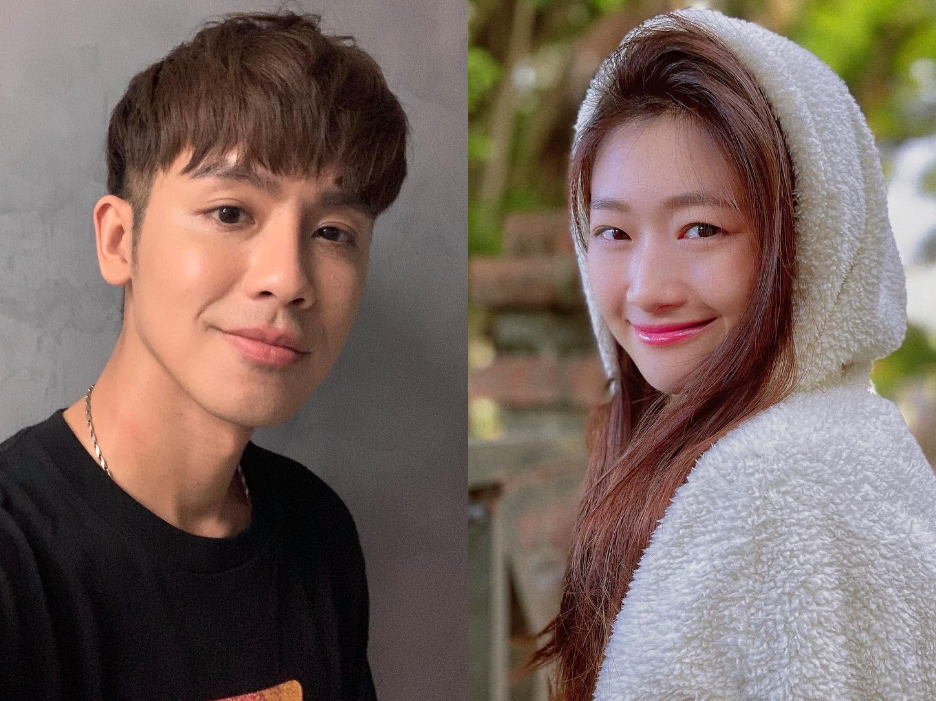 鼓鼓見網友出征晏柔中社群，趕緊發文澄清力挺晏柔中。（翻攝自鼓鼓、晏柔中臉書）