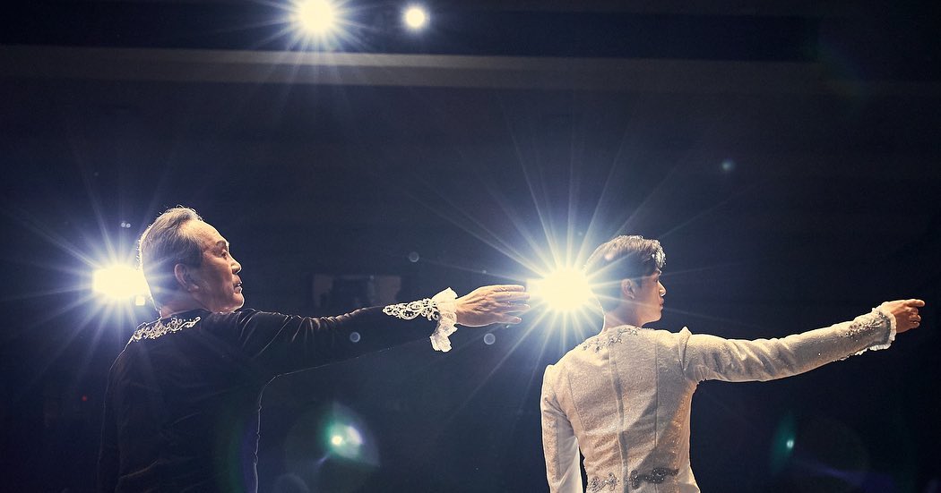 朴仁煥(左)和宋江為了芭蕾戲花費許多時間練習。(翻攝自dancing_duck70 Instagram)