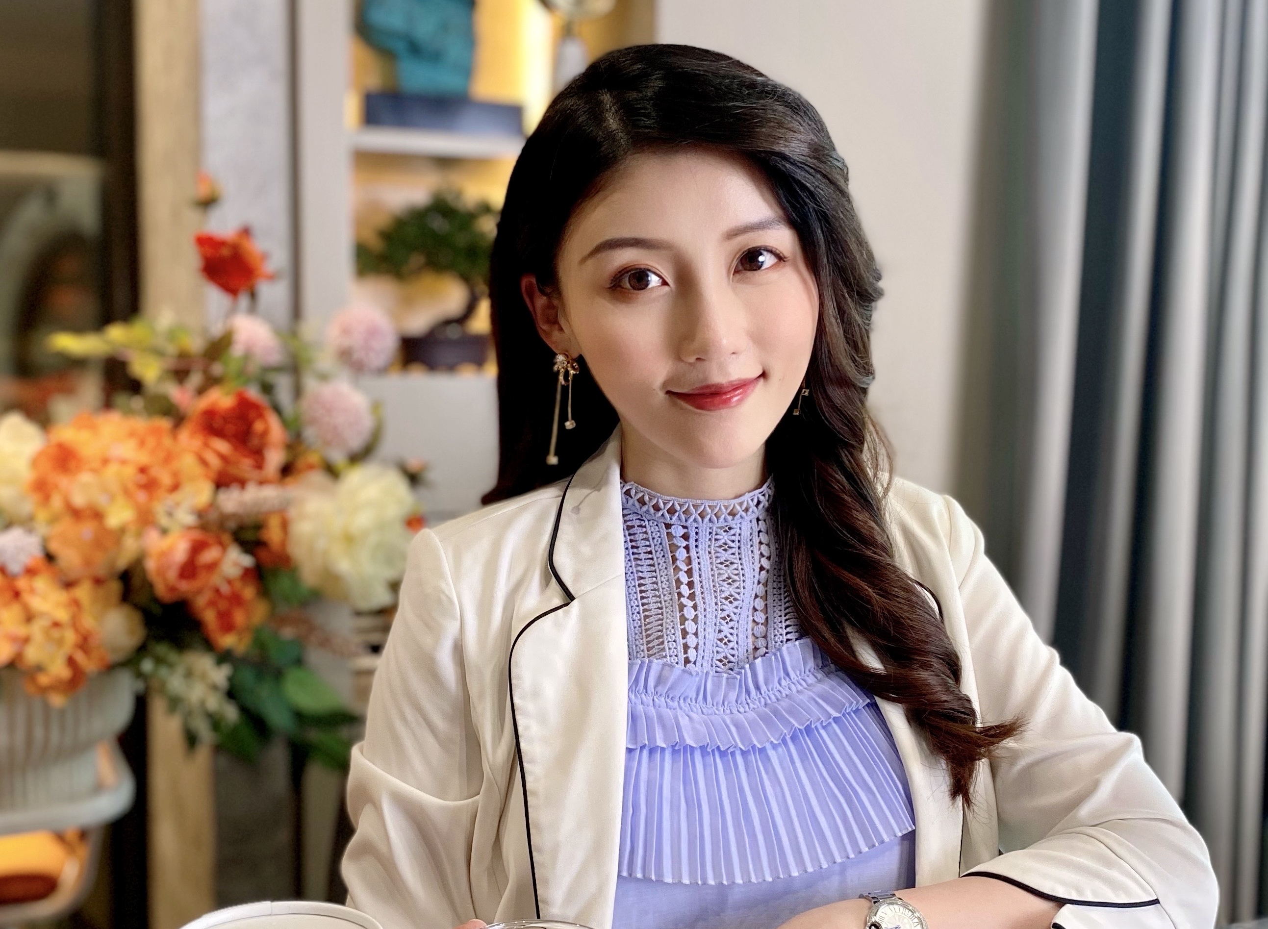 高敏敏下週就要臨盆，生下第二個女兒。（高敏敏提供）