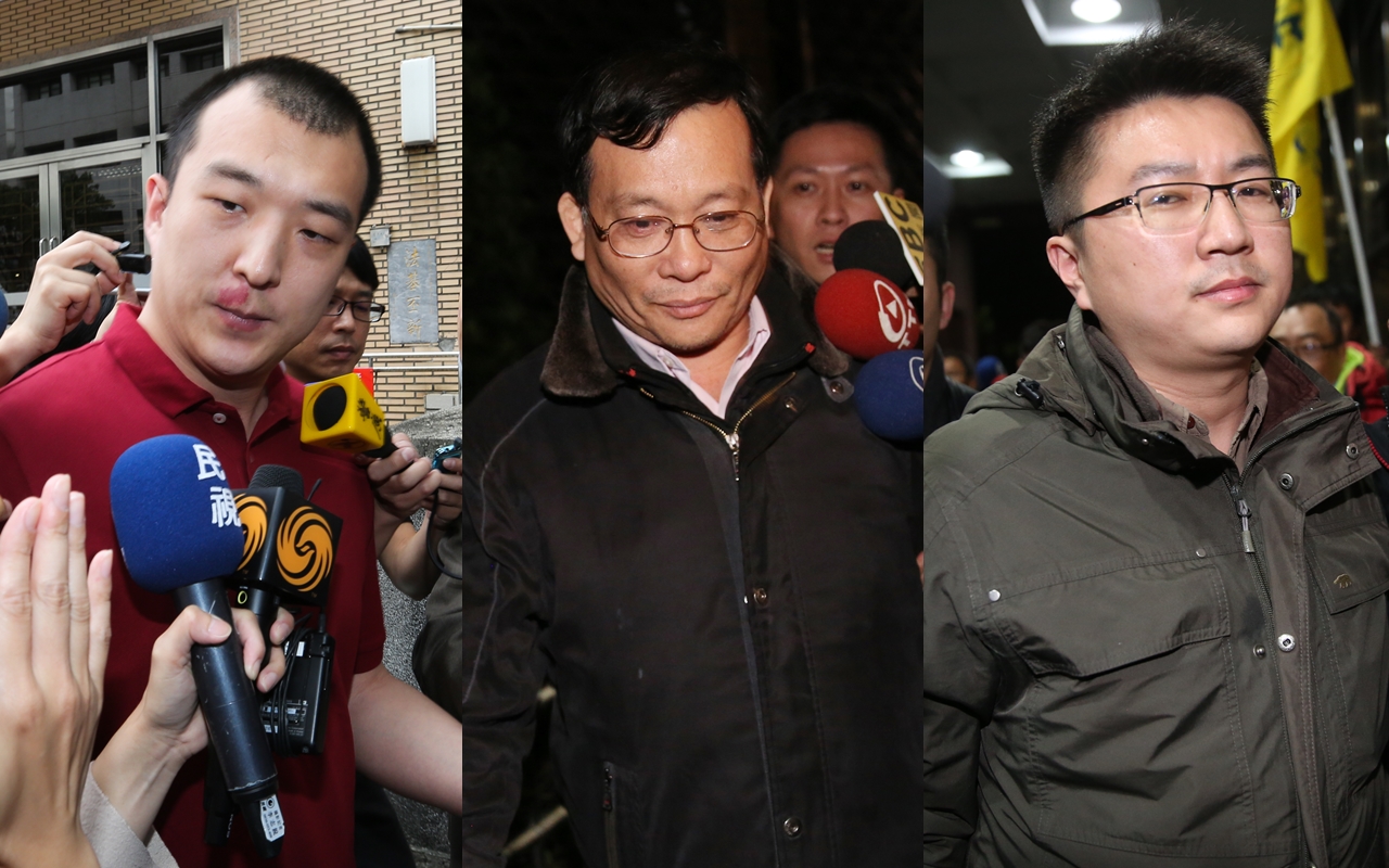 周泓旭（左起）、王進步、林明正遭起訴。（本刊資料照）