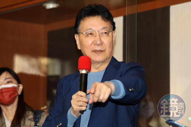 趙少康無預警宣布退出參選國民黨黨主席。（資料照）