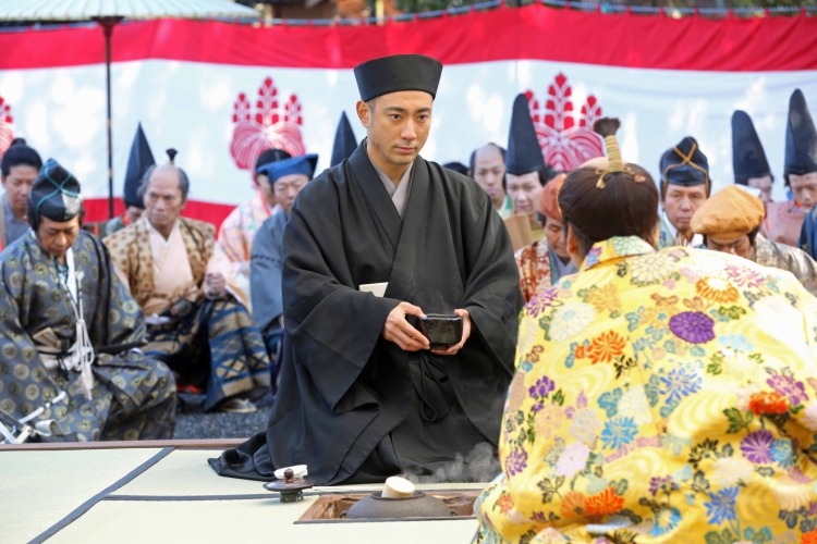 由歌舞伎演員市川海老藏主演的《一代茶聖千利休》，該作品在第37屆蒙特婁世界電影節獲頒最佳藝術貢獻獎。（翻攝自daum movie）