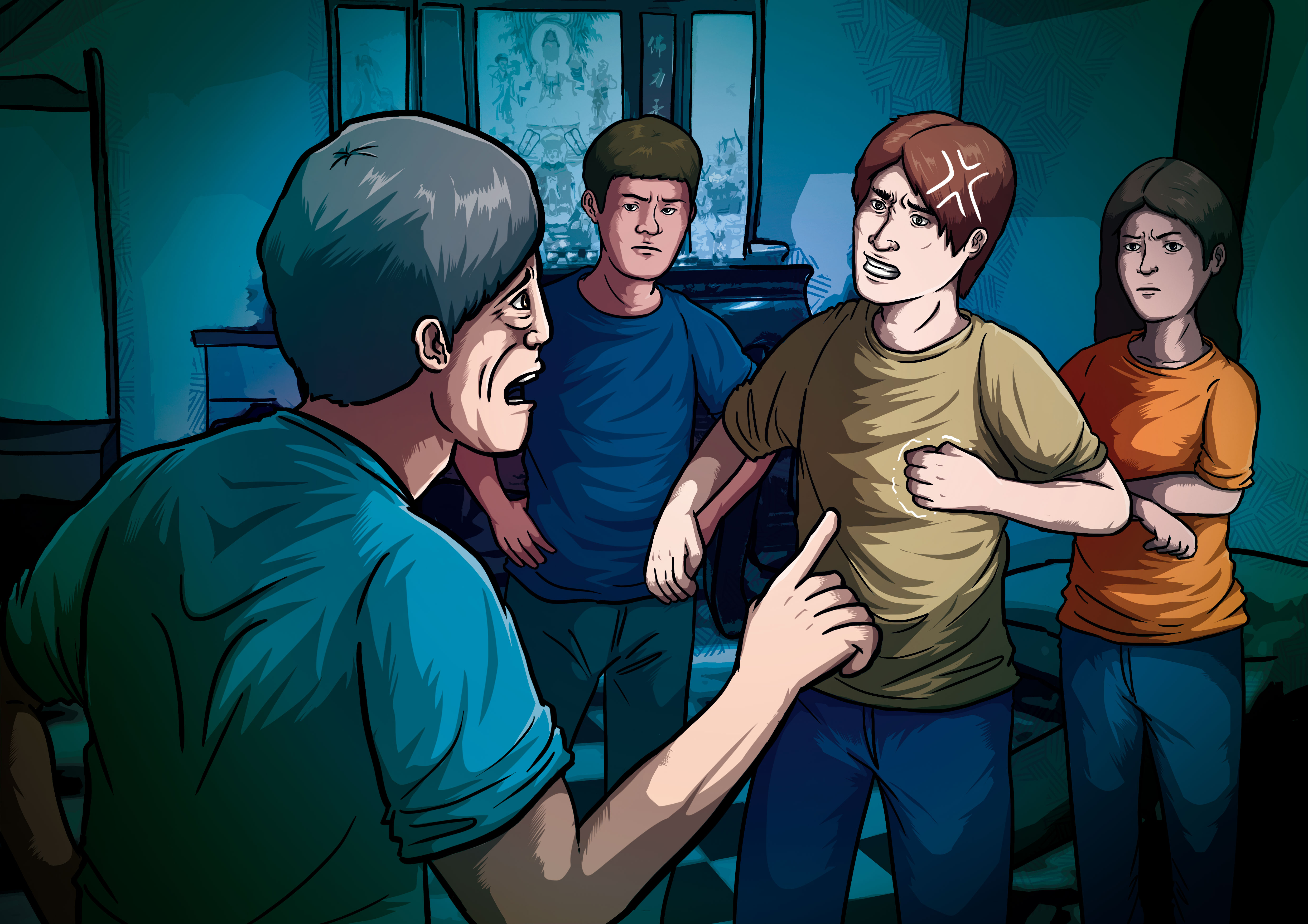 林清岳因父母在朋友面前訓斥他「不長進」,讓他沒面子,動了殺機。