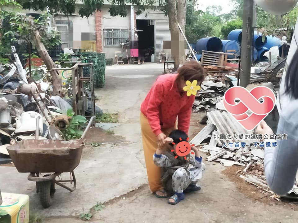 越南籍配偶嫁來台後，遭到丈夫家暴、夫家精神虐待。（翻攝自社團法人愛的延續公益協會臉書）