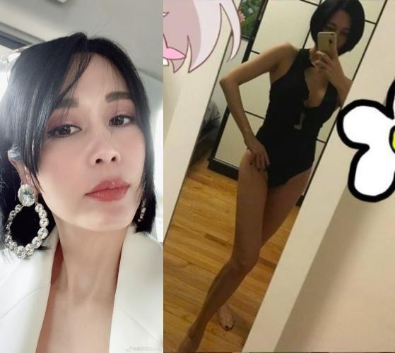 今年已46歲的孫佳君保養得宜,看不出已是2個孩子的媽。(翻攝自孫佳君微博)