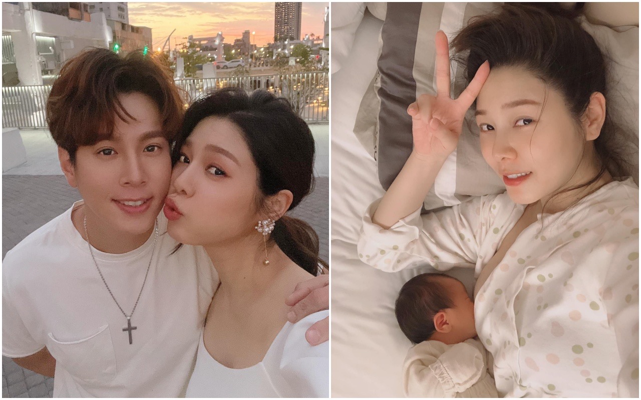 白家綺近期誕下4寶，跟老公吳東諺感情甜蜜。（翻攝自白家綺臉書）