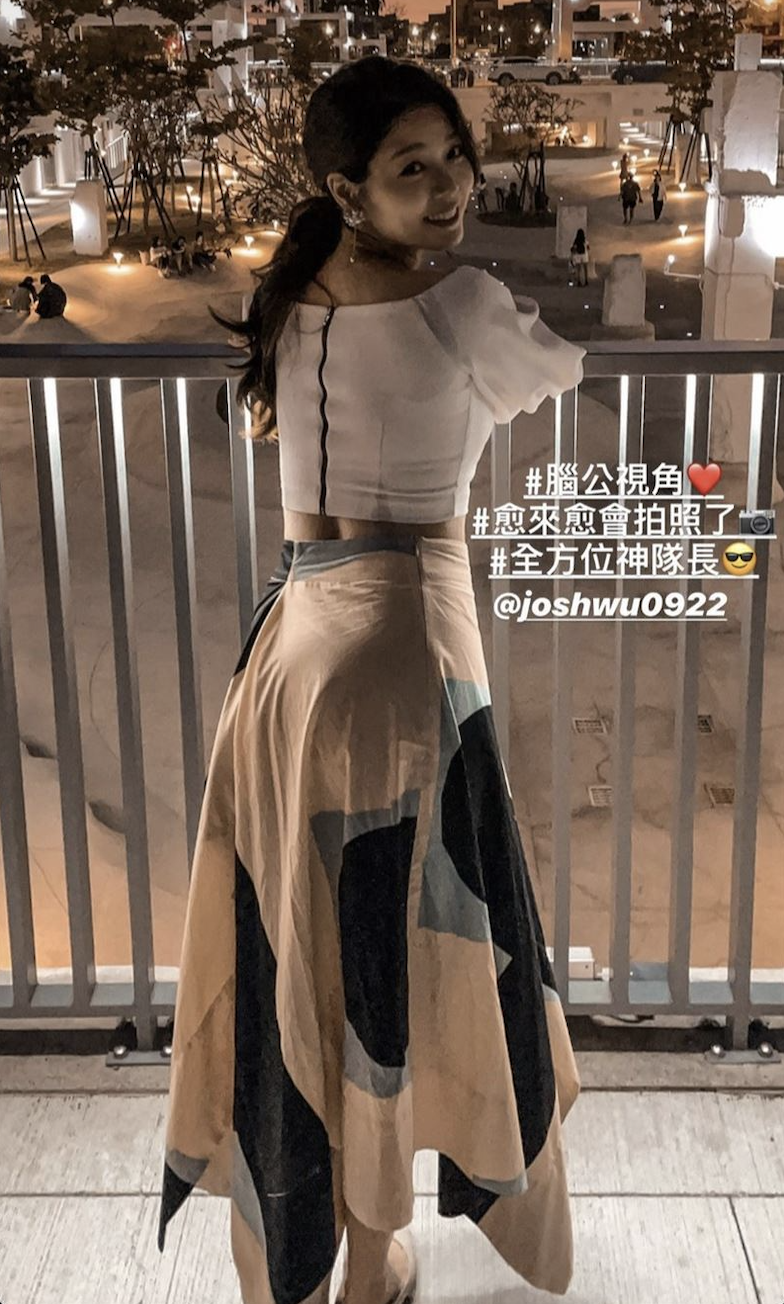4寶媽白家綺產後回復迅速,身材依舊玲瓏有致。(翻攝自白家綺IG)