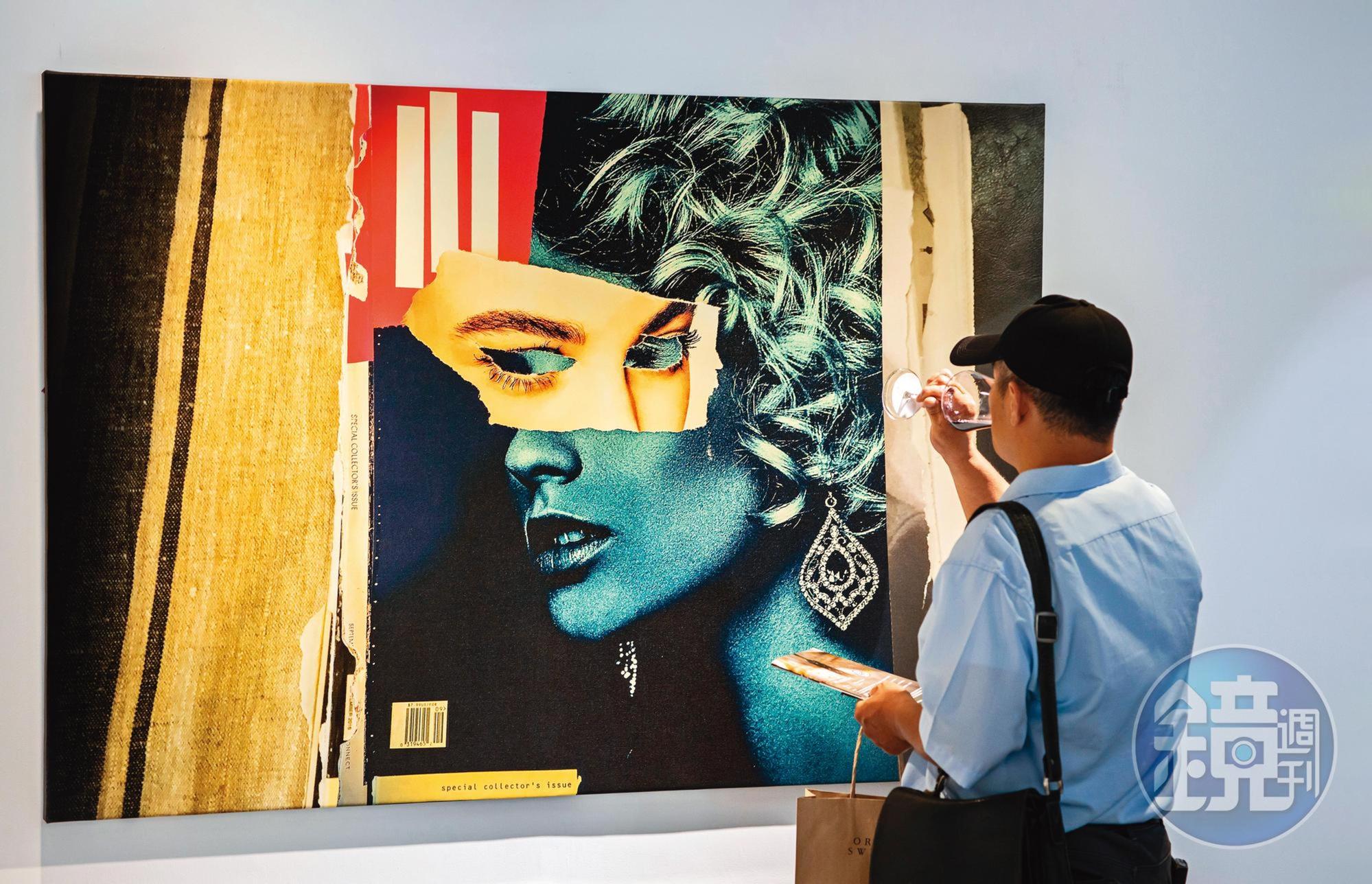 初夏微熱時光中，最適合一邊品酒一邊看展。