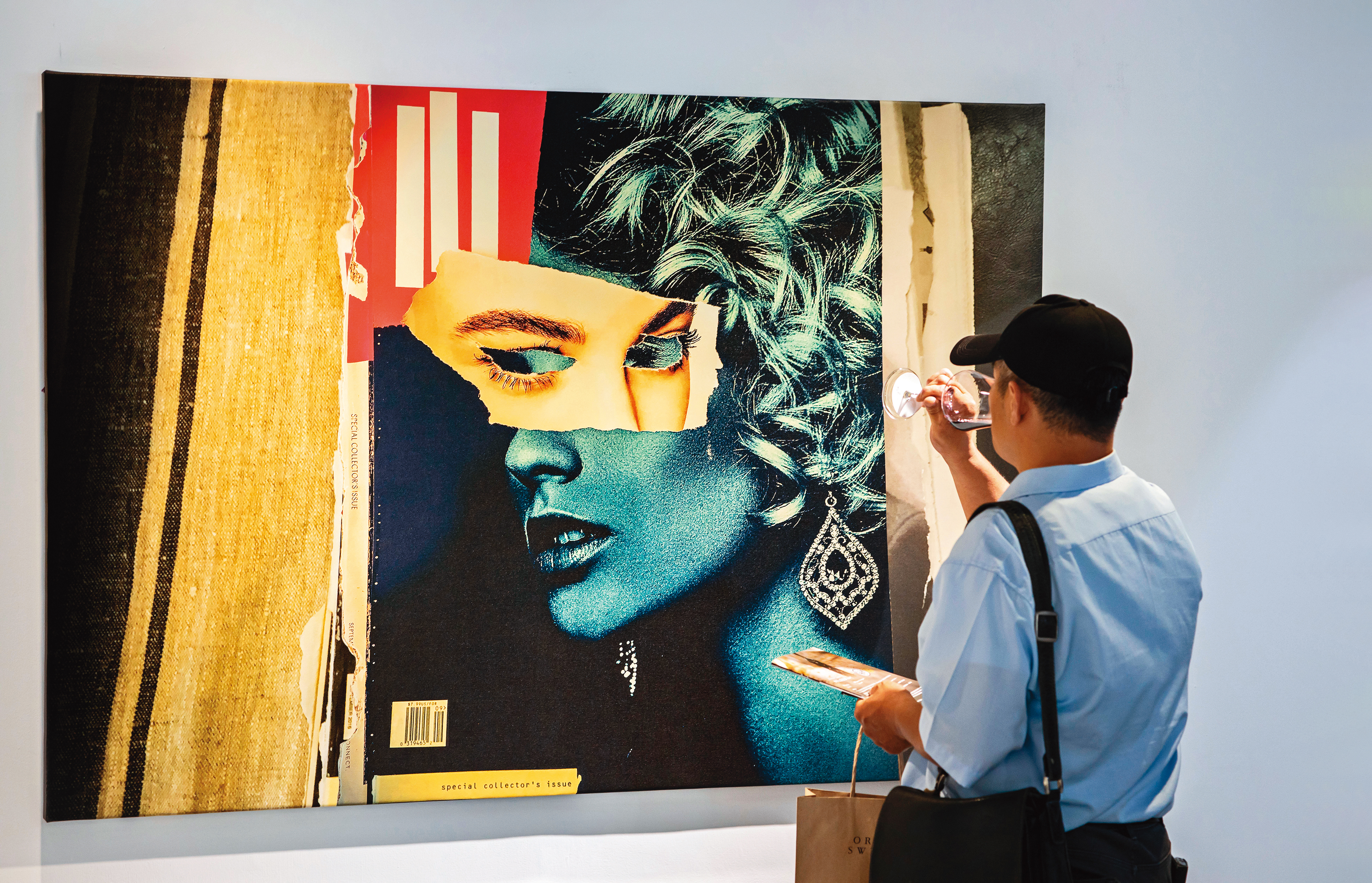 初夏微熱時光中,最適合一邊品酒一邊看展。