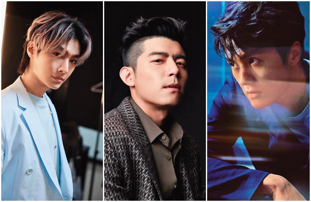 不少男星也是女伴換很快。（翻攝炎亞綸、王柏傑、吳克群臉書）