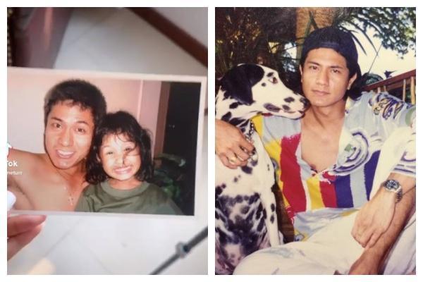 年輕時的密特爾爸爸長相帥氣，臉部輪廓深邃。（翻攝自meturr TikTok、IG）
