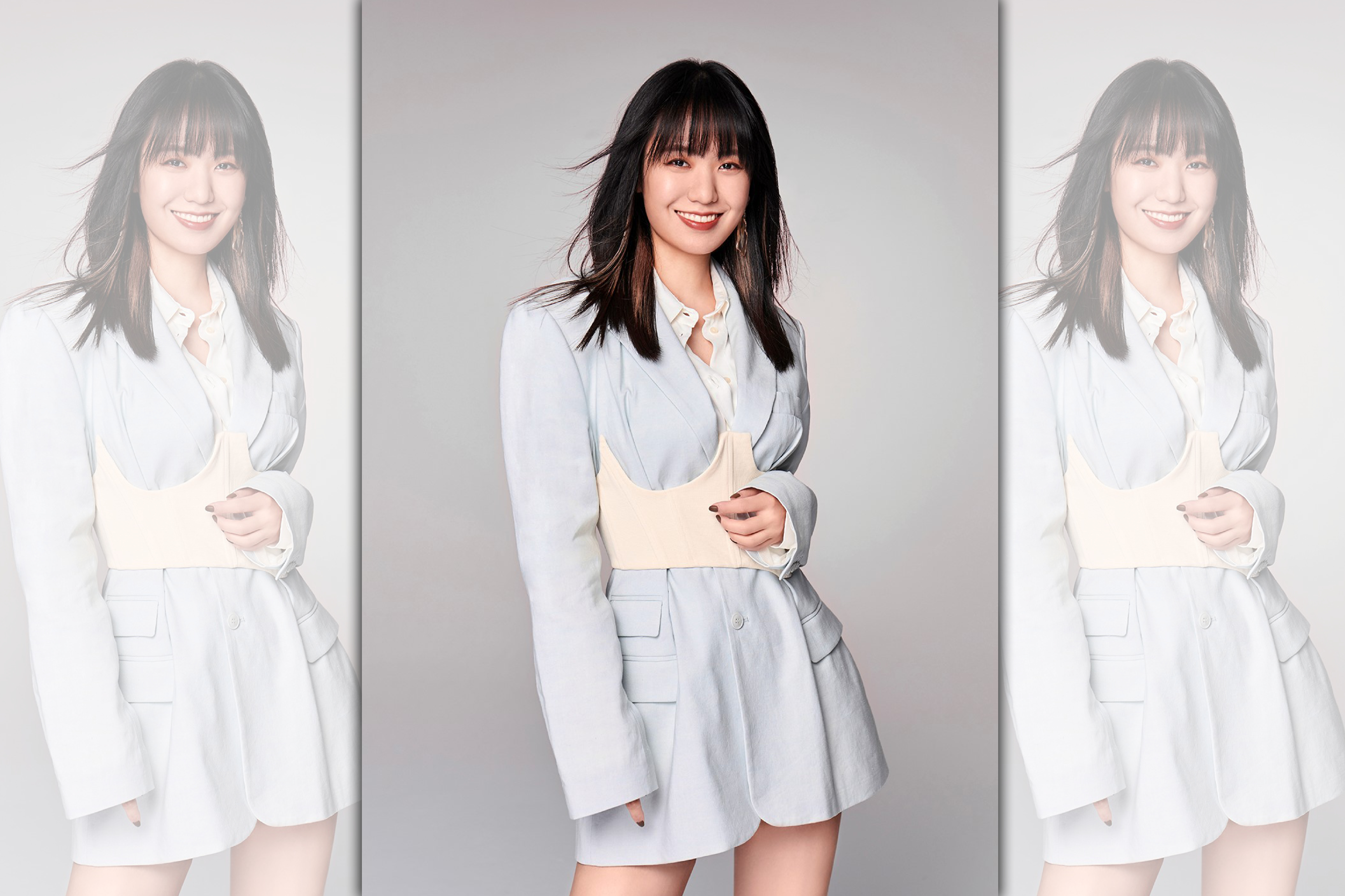 孫盛希百忙之中抽空錄製《烏鴉小姐與蜥蜴先生》的插曲〈一場夏事〉。（洹國際文化提供）