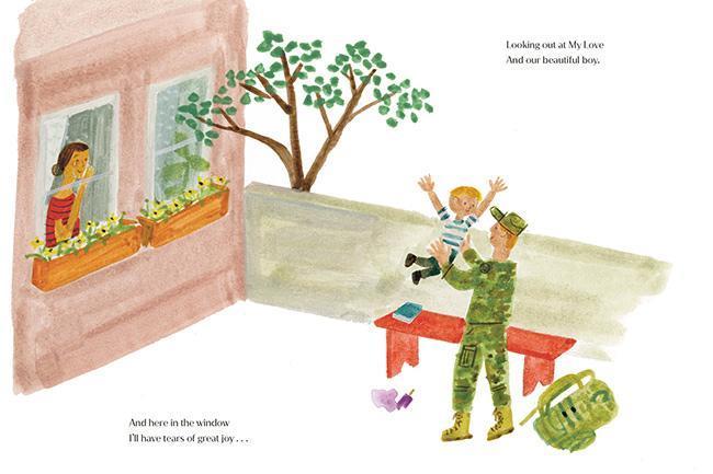 書中插畫由Christian Robinson繪製。(翻攝Hello Magazine)