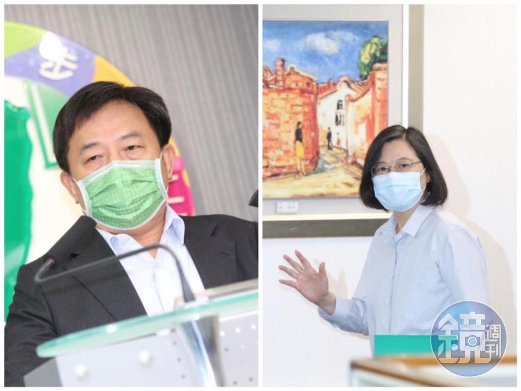 國策顧問黃承國今在中常會主動向總統兼民進黨主席蔡英文及在場中常委道歉。
