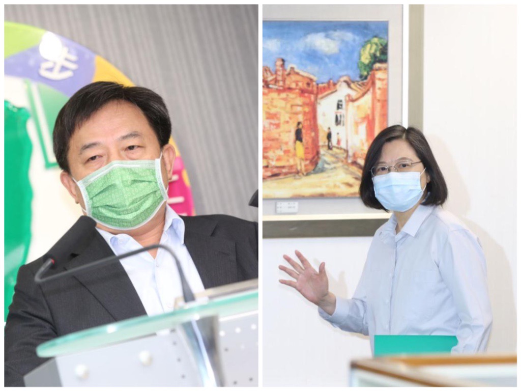 國策顧問黃承國今在中常會主動向總統兼民進黨主席蔡英文及在場中常委道歉。