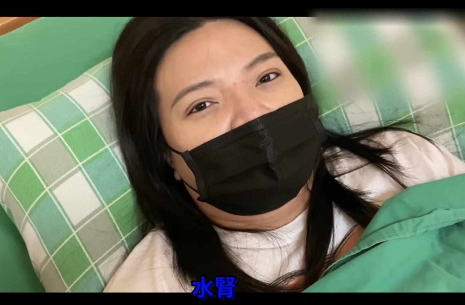 小甜甜腎指數飆高就醫,深怕影響胎兒,不開刀強忍病痛。(翻攝自「甜甜媽我當Mother」YouTube )