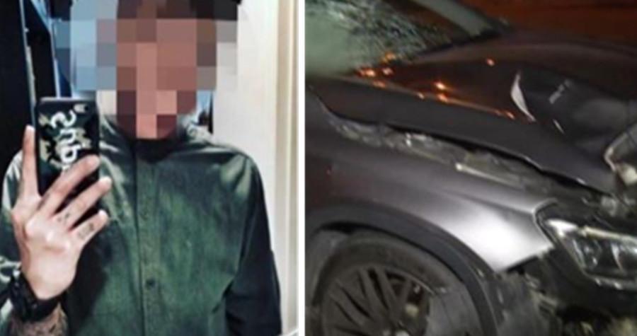 方兆杰今年5月酒駕撞死資深媒體人黃暐瀚的母親,肇事後第一時間還跑去超商買酒喝,辯稱是要「壓驚」。(翻攝畫面)