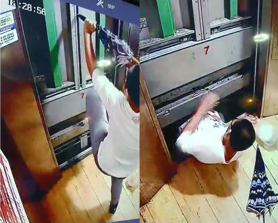 13歲少年遇電梯故障，不幸墜落身亡。（翻攝香港01）