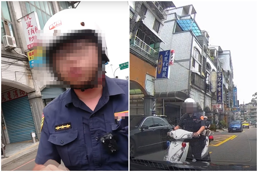 網友爆料，一名莊姓員警在行車糾紛中過程態度不佳，事發後原本談好和解突然轉變成警員提告網友肇事逃逸，讓網友直呼自己被霸凌。（翻攝自DH YouTube頻道）