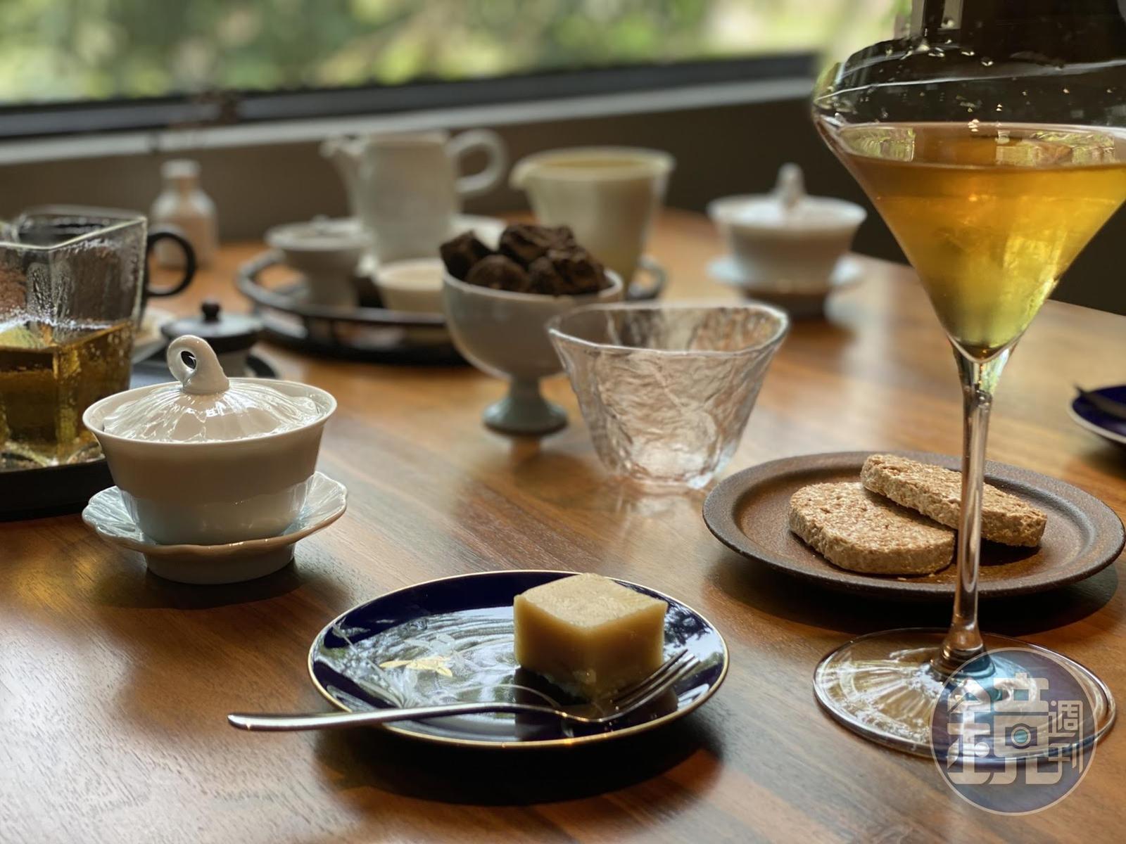 茶點均由段洋洋親手製作。