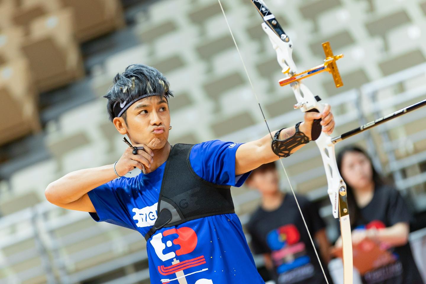 鼓鼓在《全明星運動會》因為部分激烈言行，被認為不尊重裁判引發爭議。（翻攝自鼓鼓臉書）