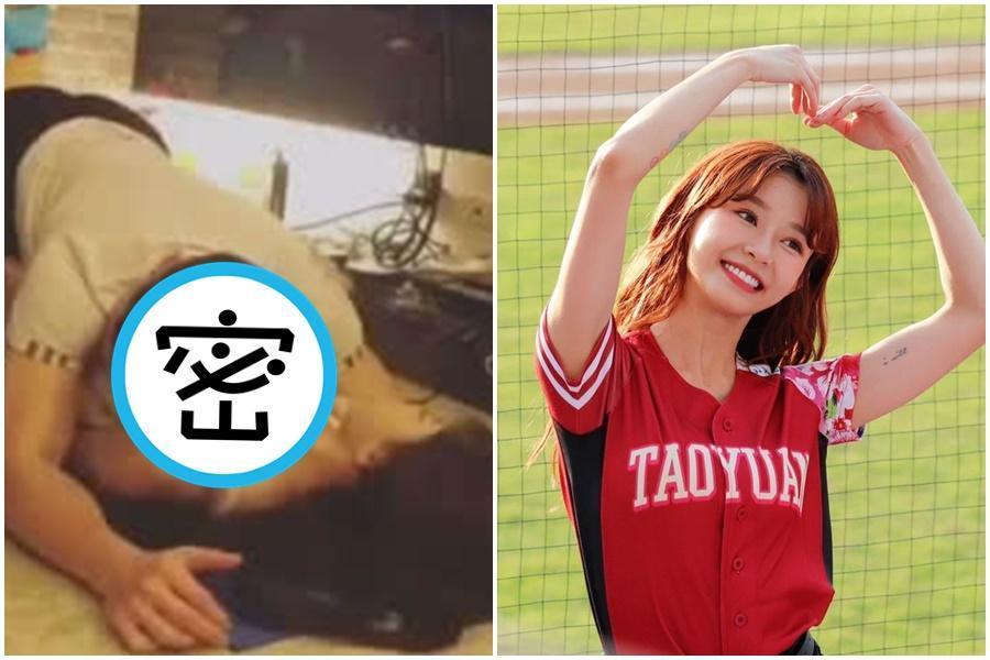 現年25歲的Rakuten Girls啦啦隊成員陳怡叡被爆料有親密片曝光,出面回應。(翻攝自陳怡叡臉書/PTT)