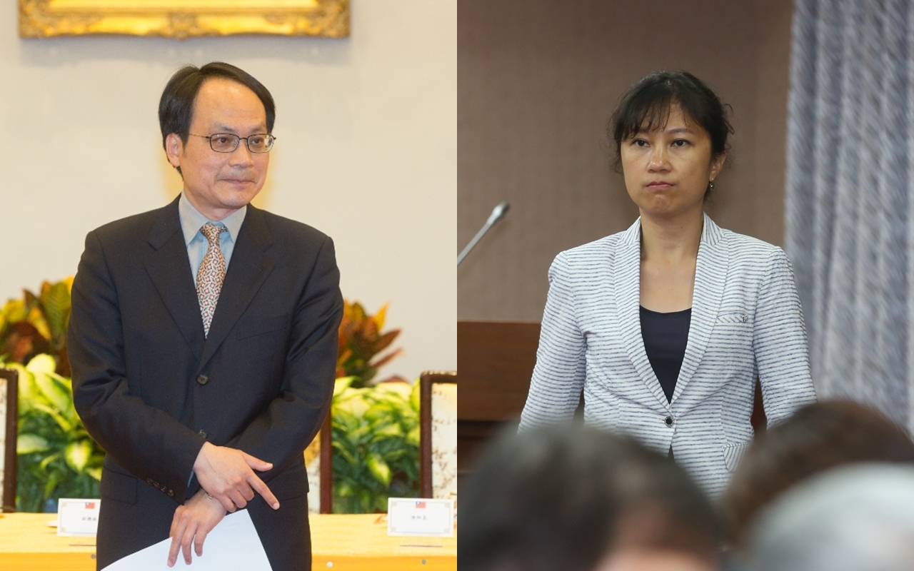 台北市議員羅智強點名現任總統府發言人Kolas Yotaka（右）、黨產會主委林峯正（左）都曾酒駕。（本刊資料照）