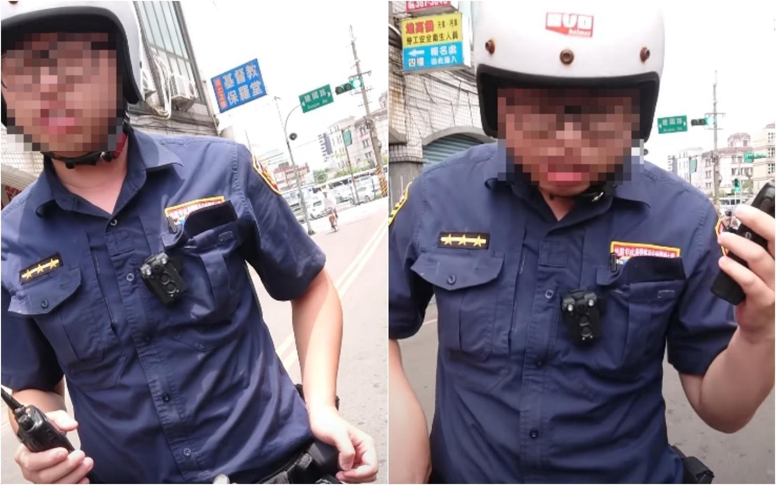 莊姓員警對黃姓駕駛破口大罵，事後說要和解卻又提告過失傷害與肇逃。（翻攝自DH YouTube）