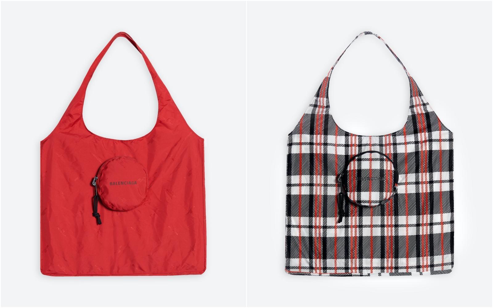 BALENCIAGA推出環保購物袋，各NT$10,300。（BALENCIAGA提供）