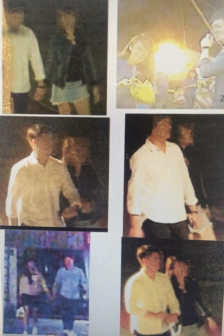 北富銀某分行「美魔女」女經理與「鮮肉」人夫下屬，發展婚外情，更大方同遊。（讀者提供）