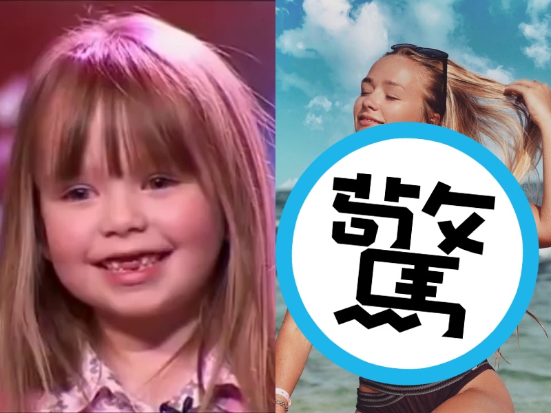 歌唱神童「小康妮」滿20歲當天曬了火辣比基尼照。（翻攝自「ConnieTalbotFan」YouTube、officialconnietalbot IG）