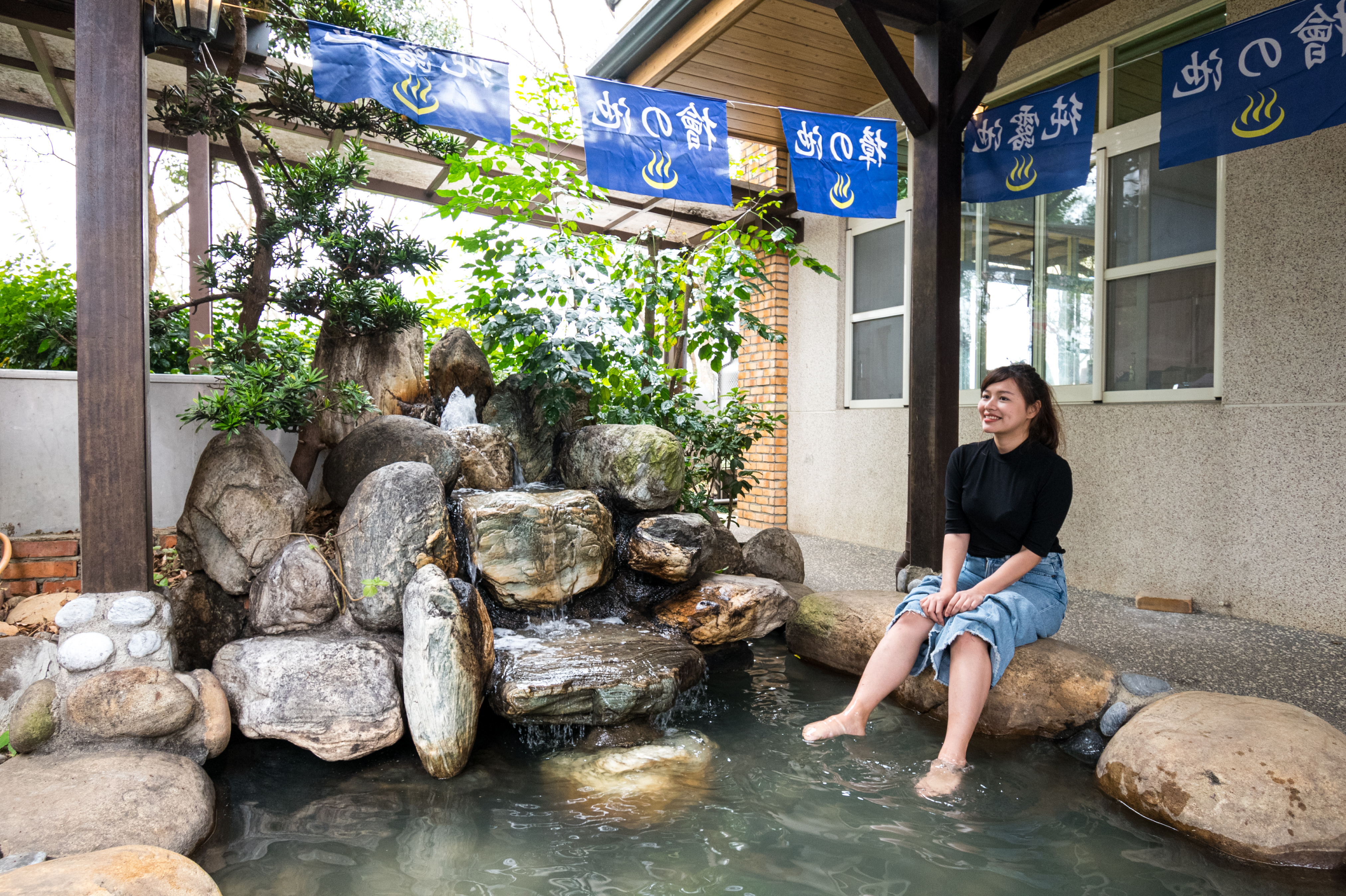 樟腦冷卻水變身Spa冷泉，適合夏季泡腳消暑。