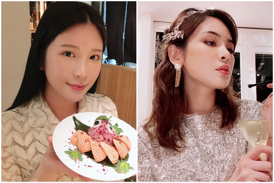 雞排妹與陳沂直播開戰。（左圖翻攝自雞排妹臉書、右圖翻攝自陳沂臉書）